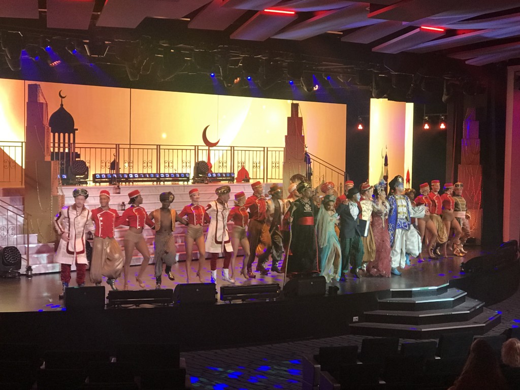 The cast of The Dream on MSC Seaside