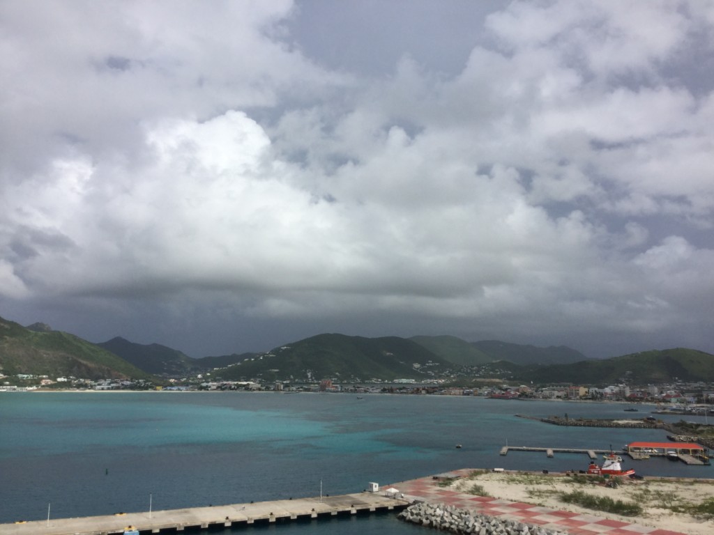 A view of St. Maarten from MSC Seaside