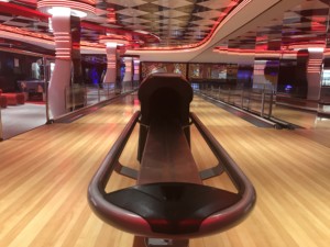 The Bowling Alley on MSC Seaside