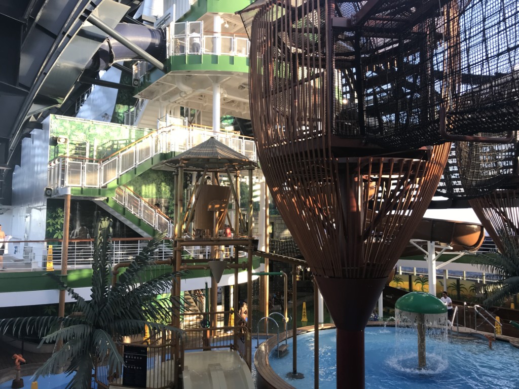 The Aquaventure Park on MSC Seaside