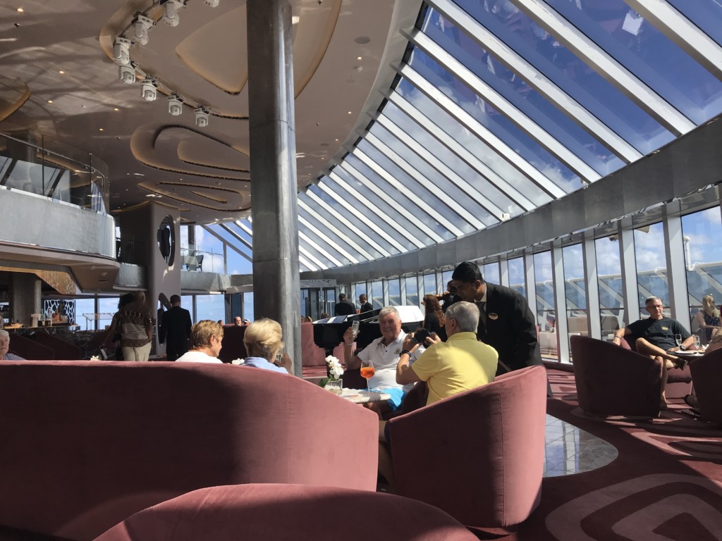 The Top Sail Lounge for Yacht Club guests on MSC Seaside