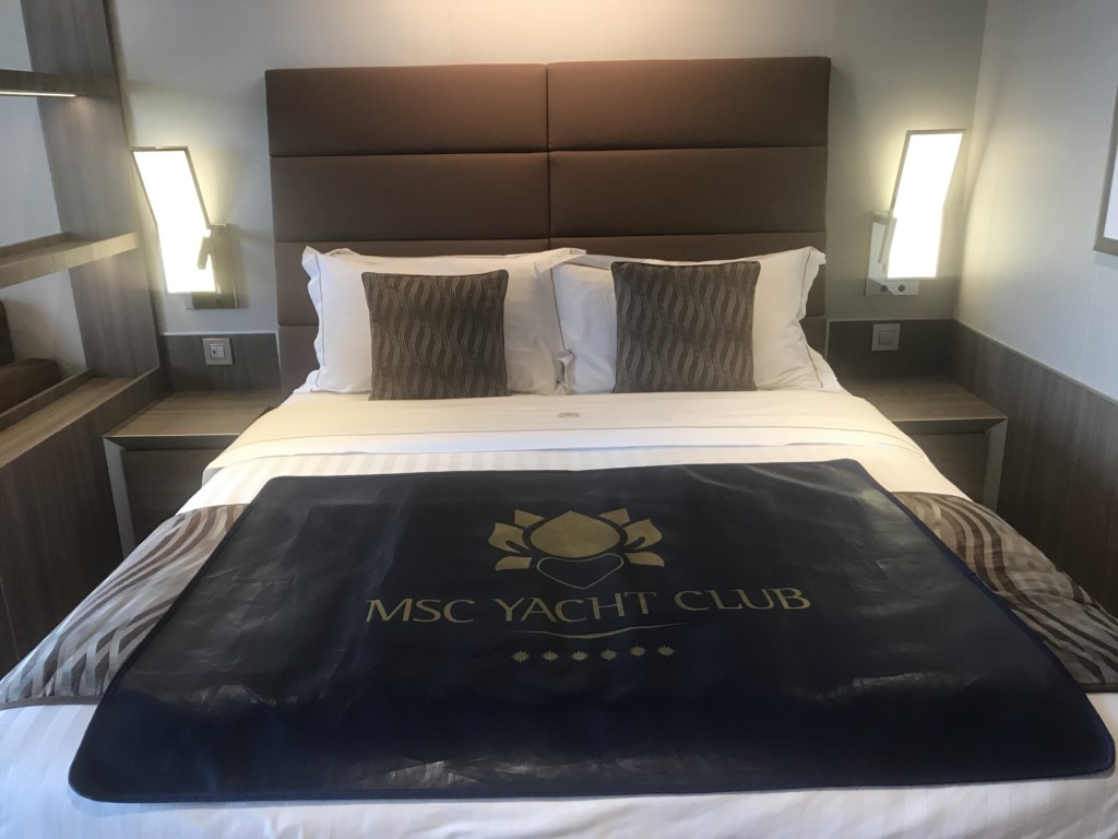 Yacht Club Stateroom 16007 on MSC Seaside