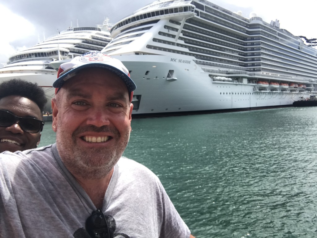 MSC Seaside docked in San Juan, PR