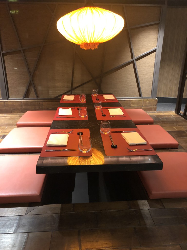 Seating in Asian Kitchen on MSC Seaside