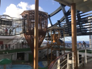 The Aquaventure Park on MSC Seaside