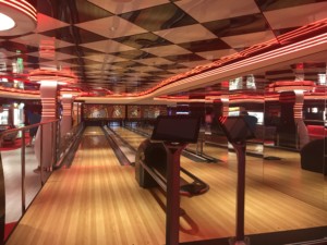 Bowling on MSC Seaside