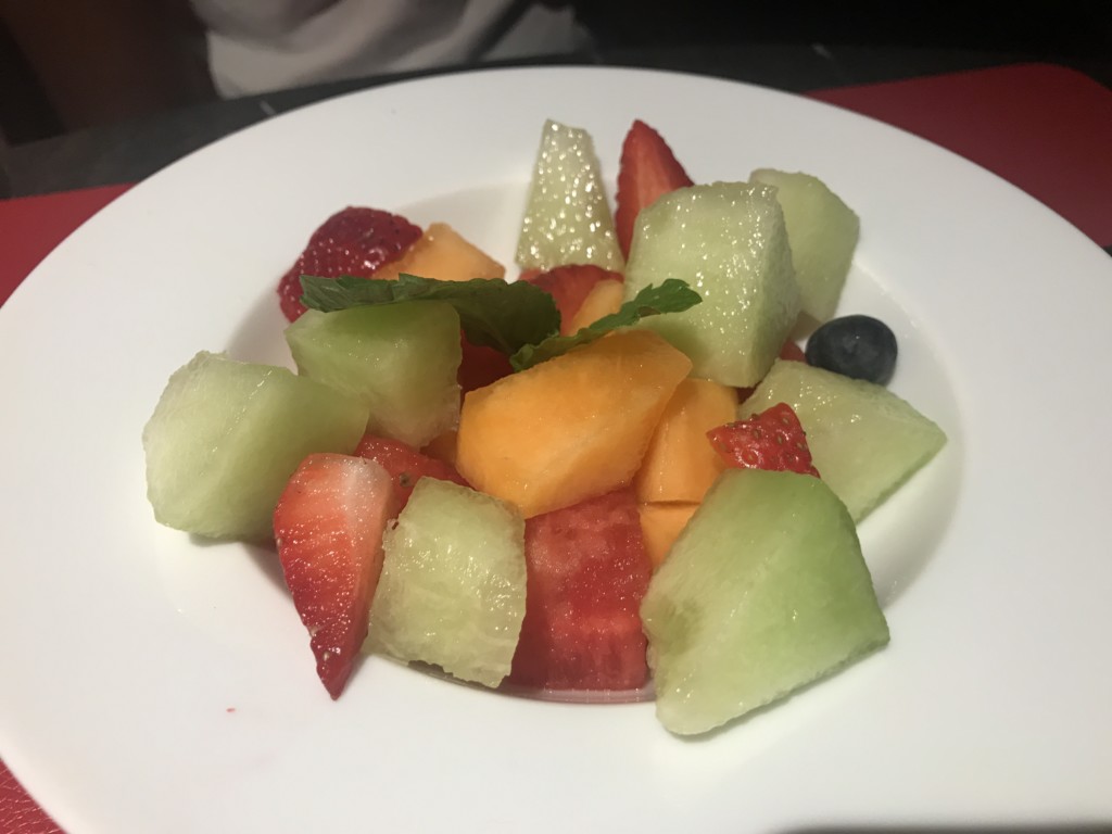 Fresh Fruit from Roy Yamaguchi's Asian Kitchen on MSC Seaside