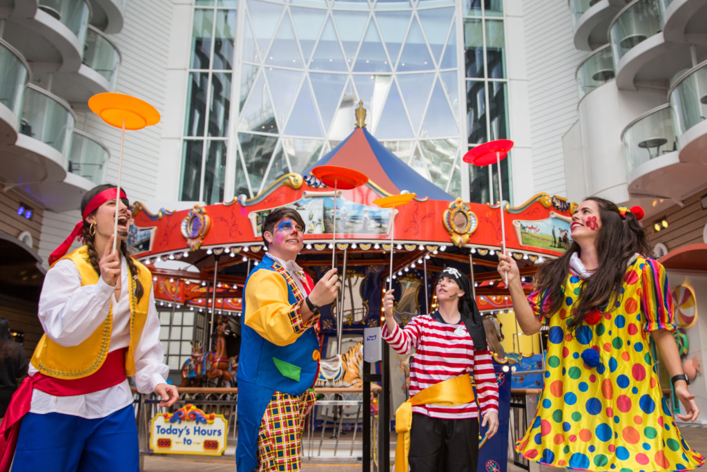 The Boardwalk neighborhood on Royal Caribbean's Symphony of the Seas. Credit SBW-Photo