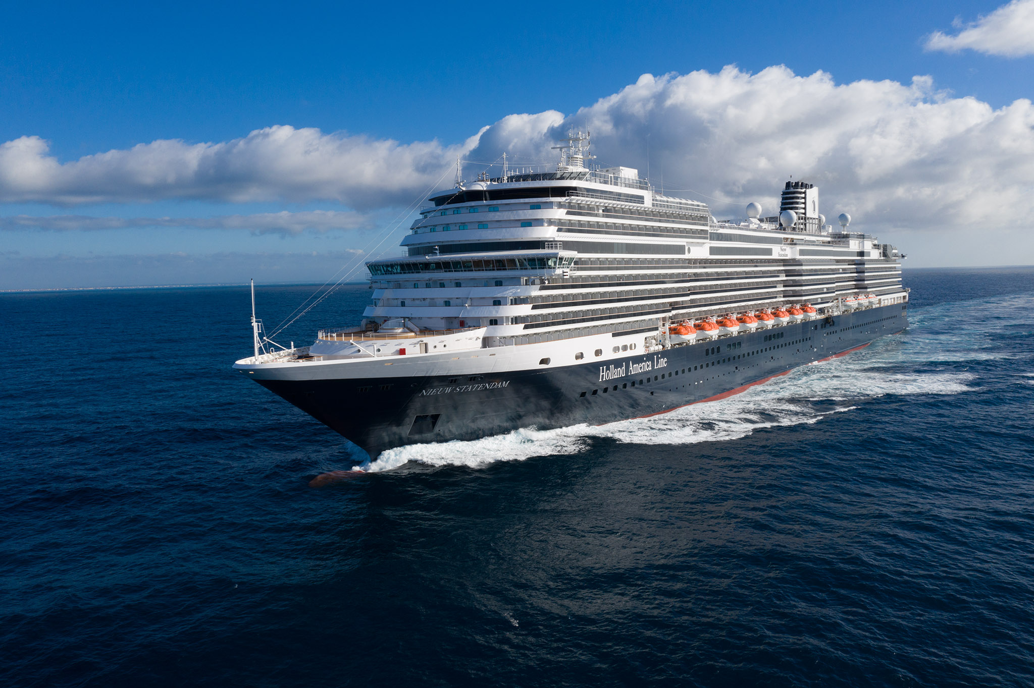 The newest ship in the Holland America Line fleet - ms Nieuw Statendam. Photo credit: Holland America Line