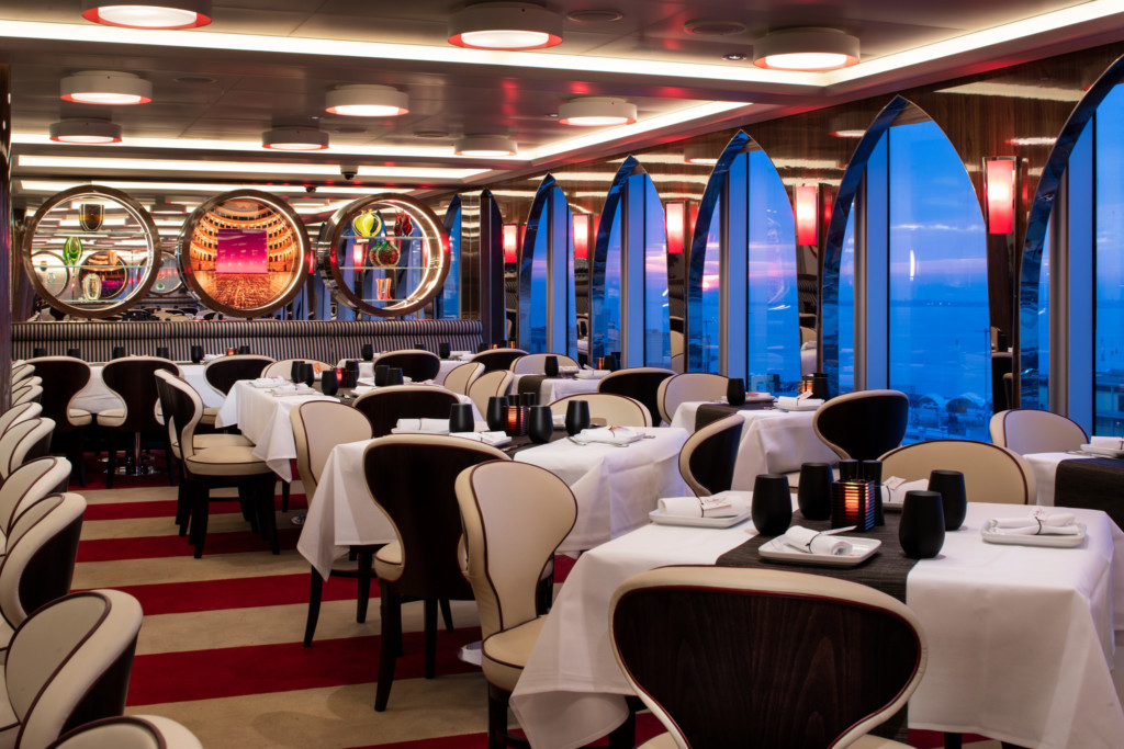 Caneletto, the Italian restaurant, onboard the ms Nieuw Statendam. Photo credit: Holland America Line