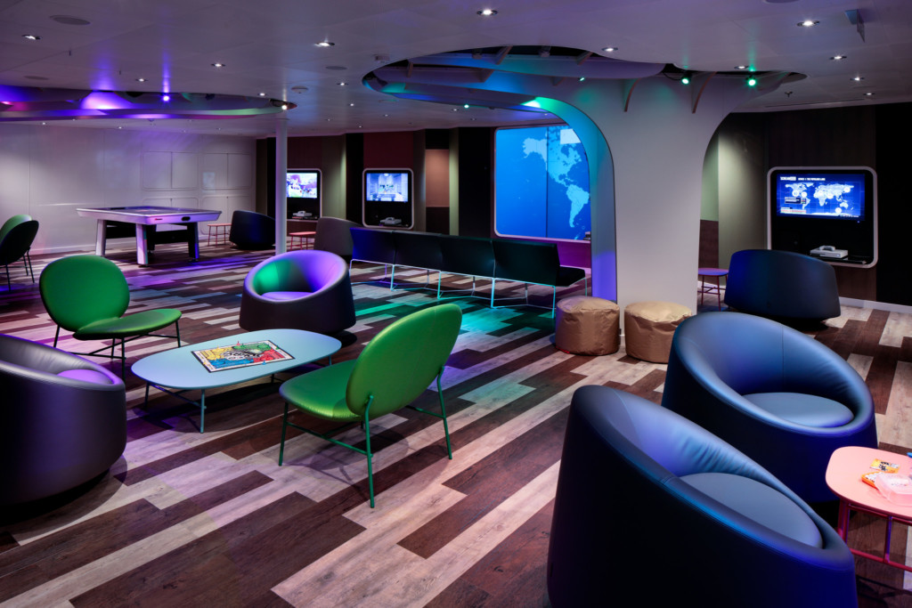 Club HAL on ms Nieuw Statendam. Photo credit: Holland America Line