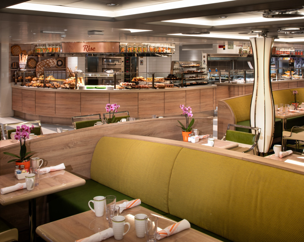 Lido Restaurant on ms Nieuw Statendam. Photo credit: Holland America Line