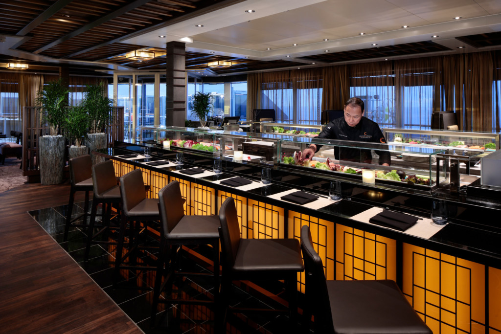 Nami Sushi on ms Nieuw Statendam. Photo credit: Holland America Line