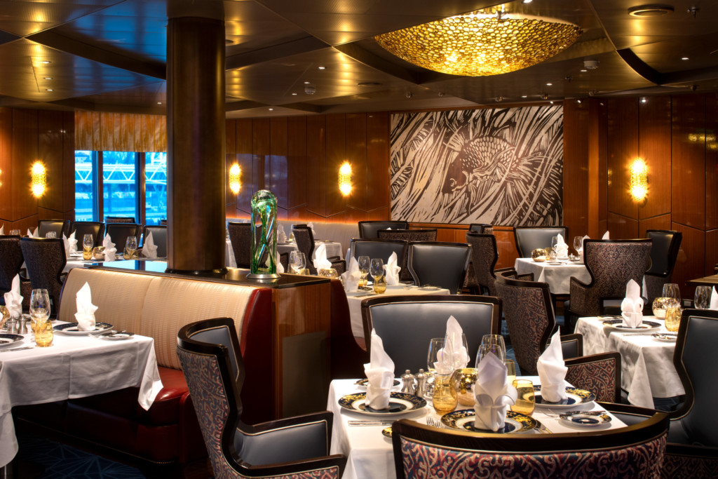 Pinnacle Grill on ms Nieuw Statendam. Photo credit: Holland America Line