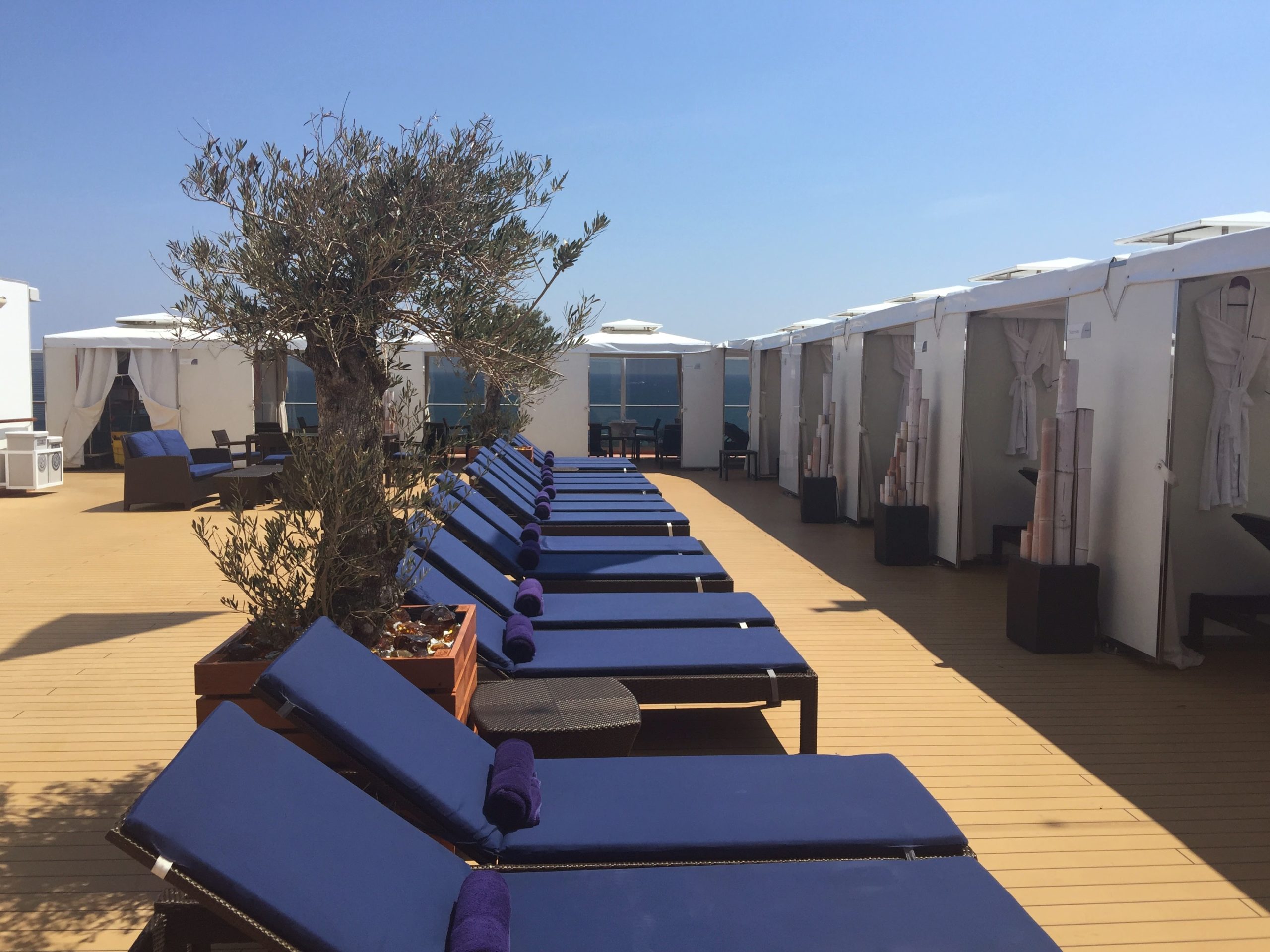 Retreat Cabanas on Holland America Noordam