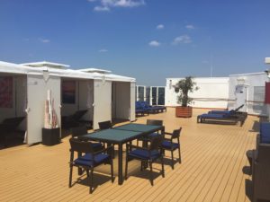 Retreat Cabanas on Holland America Noordam