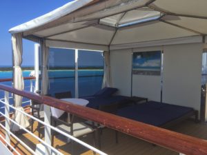 Retreat Cabanas on Holland America Noordam