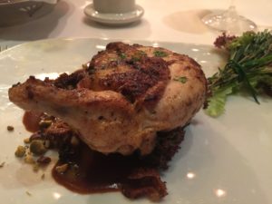 Roasted Chicken from Pinnacle Grill on Noordam