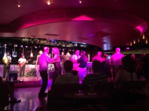 Dancing in B B King's Blues Club on Noordam