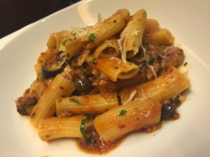 Rigatoni from Canaletto on Noordam