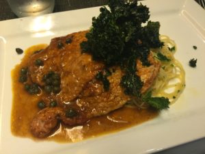 Veal Picatta from Canaletto on Noordam