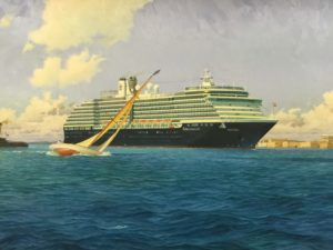 Artwork on Holland America Noordam