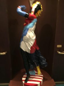 Artwork on Holland America Noordam