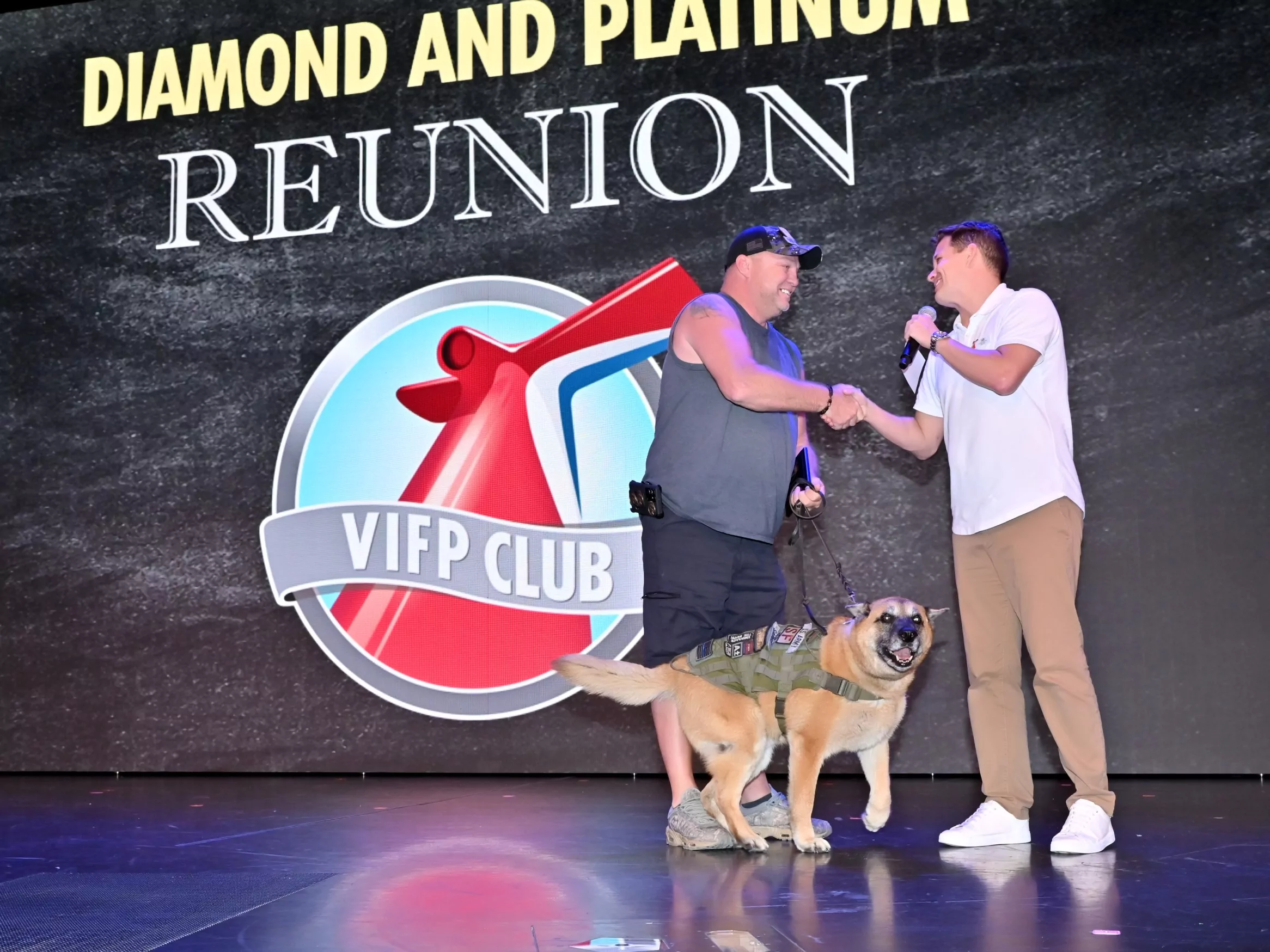 Carnival Cruise Line's Loyalty Club Welcomes a New Member - A Service Dog Named Sarge