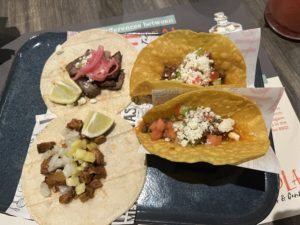 Tacos from HOLA! Tacos and Tapas on MSC Meraviglia