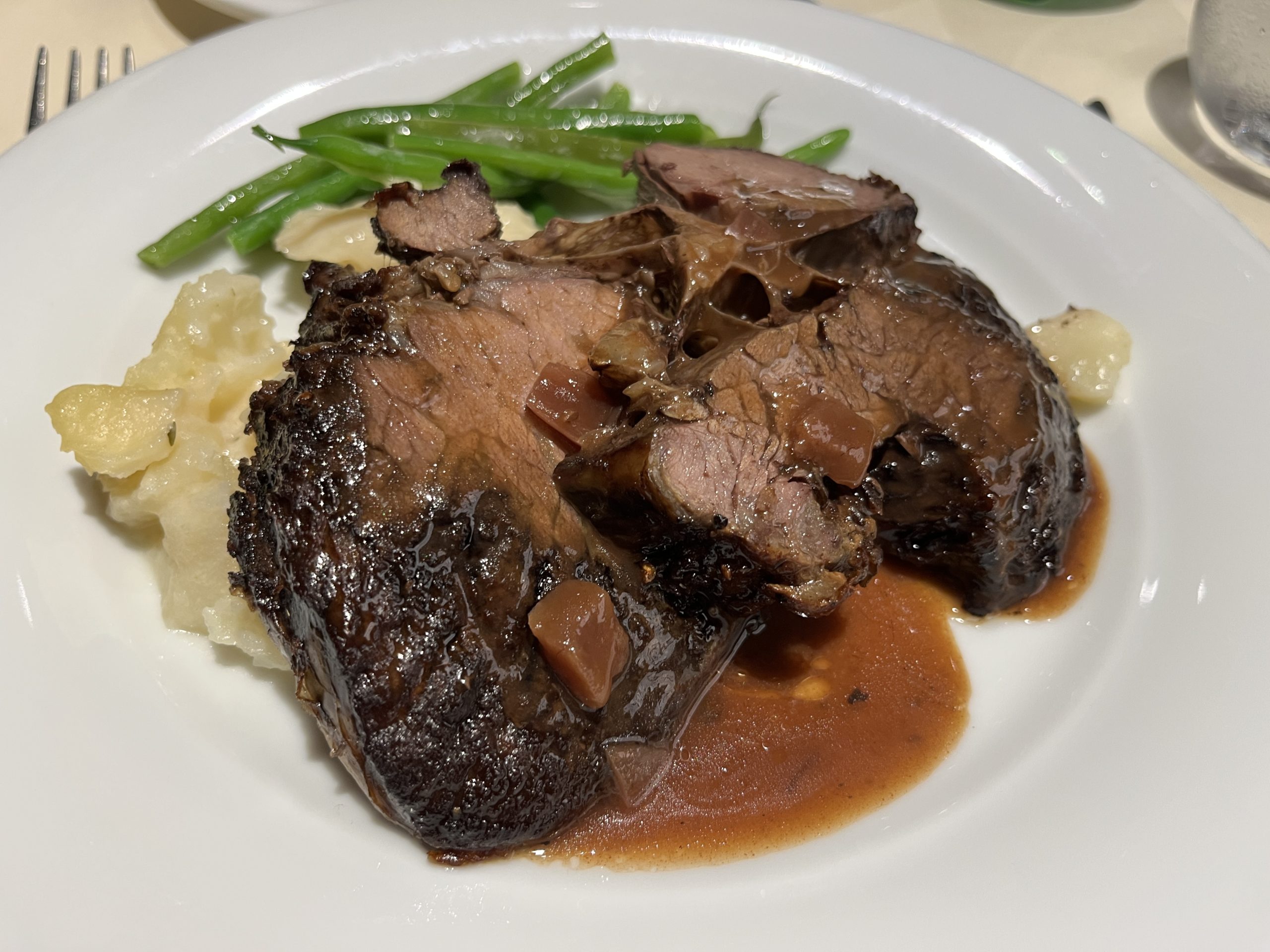 Prime Rib from the main dining room on MSC Meraviglia