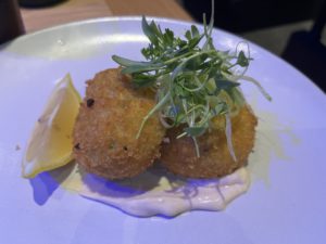 Crab Cakes from Butcher's Cut on MSC Meraviglia