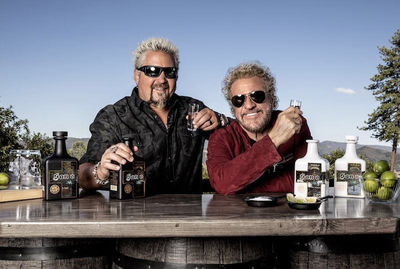 Sammy Hagar and Guy Fieri Santo Spirits 