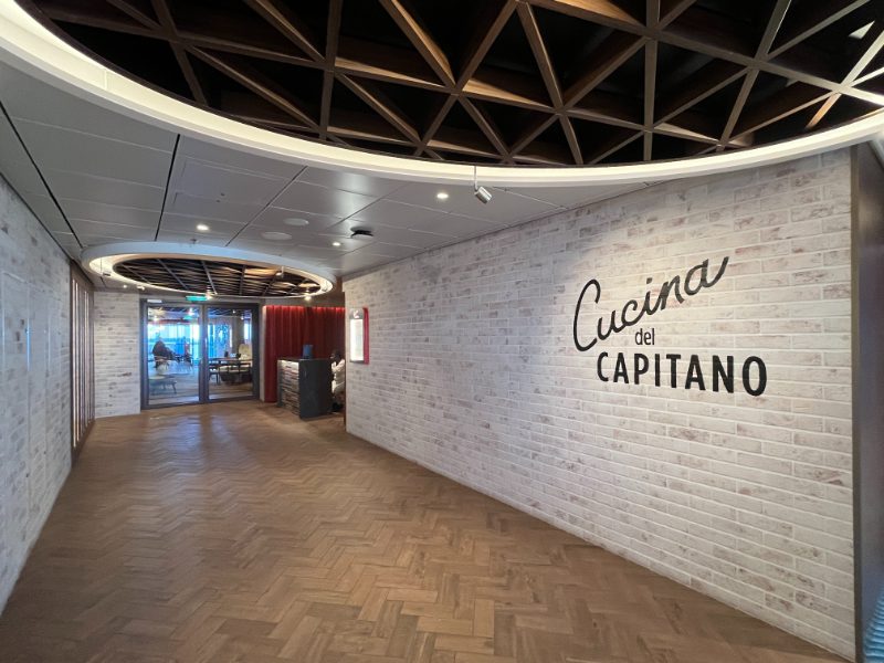 Cucina del Capitano on Carnival Celebration