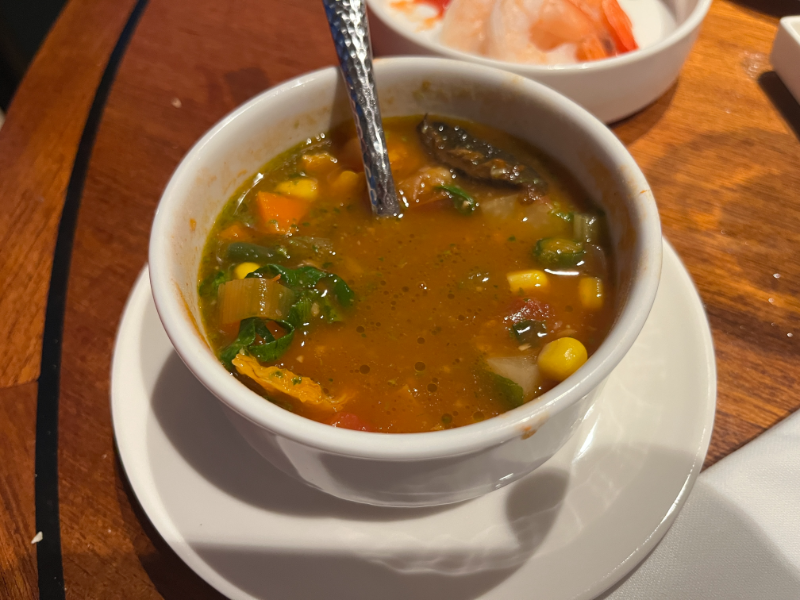 Minestrone from Cucina del Capitano on Carnival Celebration