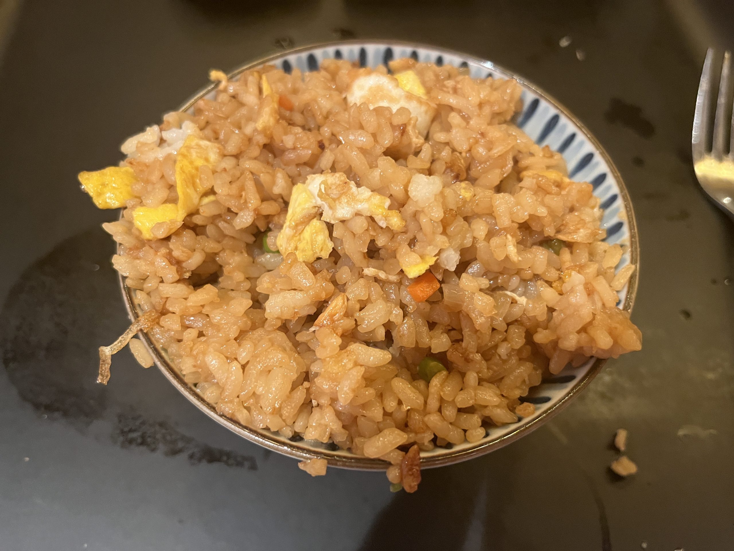 Fried rice from Bonsai Teppanyaki on Carnival Mardi Gras