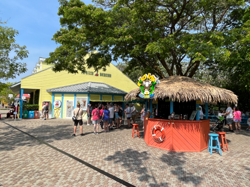 The Welcome Center area of Mahogany Bay