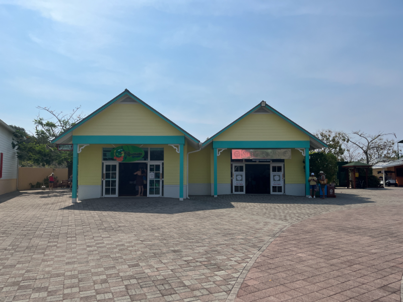 The Welcome Center area of Mahogany Bay