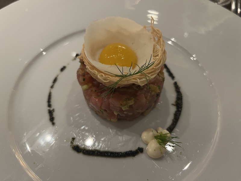 Tuna Tartare from Fahrenheit 555 on Carnival Celebration