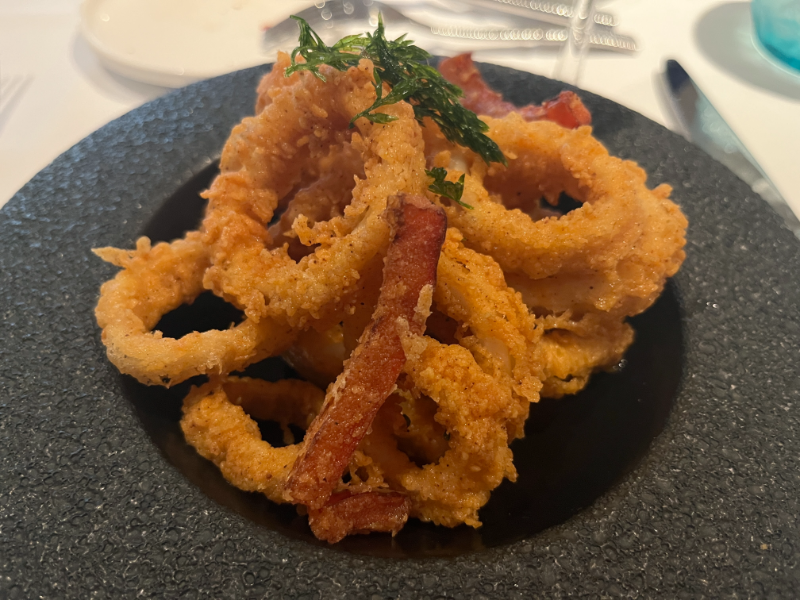 Calamari from Rudi's Seagrill on Carnival Celebration