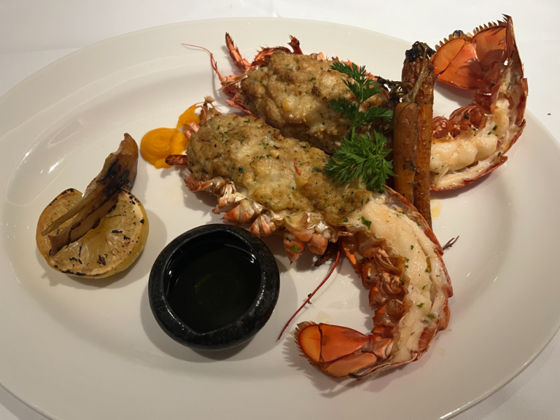 Crab-stuffed Lobster Imperiale from Rudi's Seagrill on Carnival Celebration