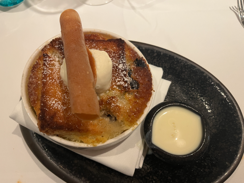 Bread Pudding from Rudi's Seagrill on Carnival Celebration