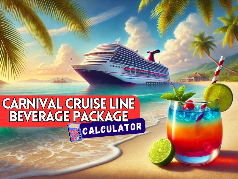 Carnival Beverage Package Calculator