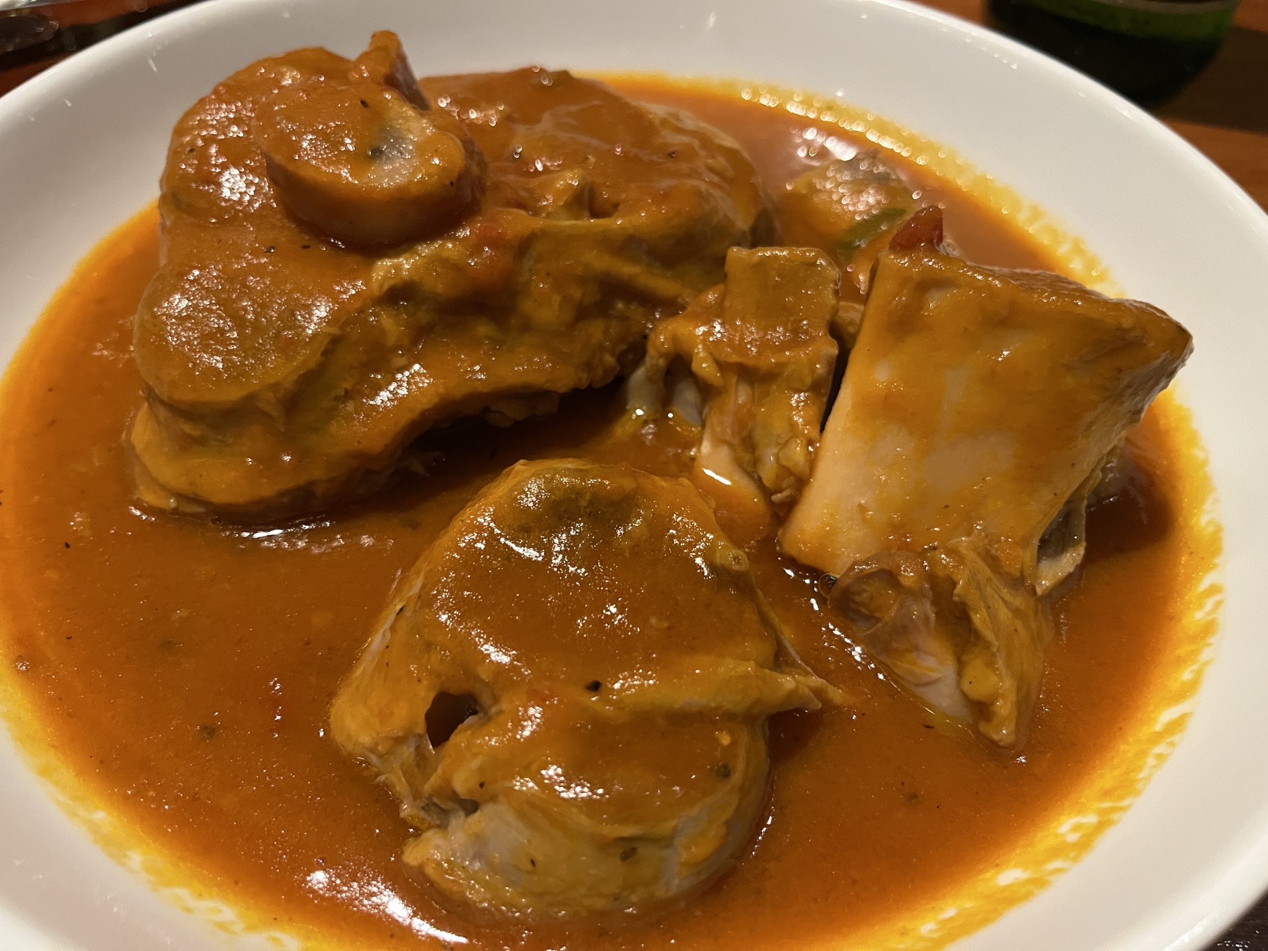 Osso Buco from Cucina del Capitano on Mardi Gras