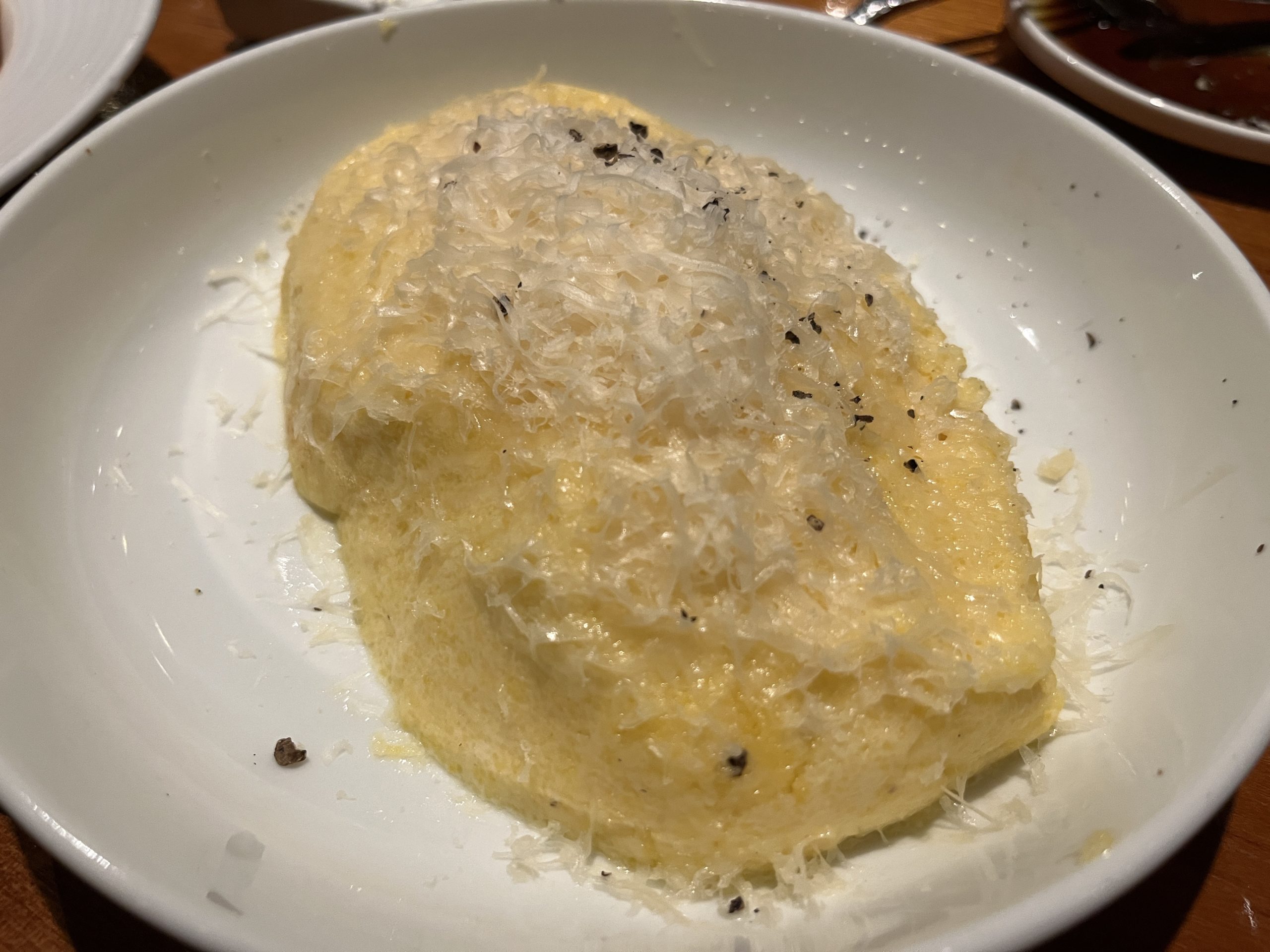 Polenta from Cucina del Capitano on Mardi Gras