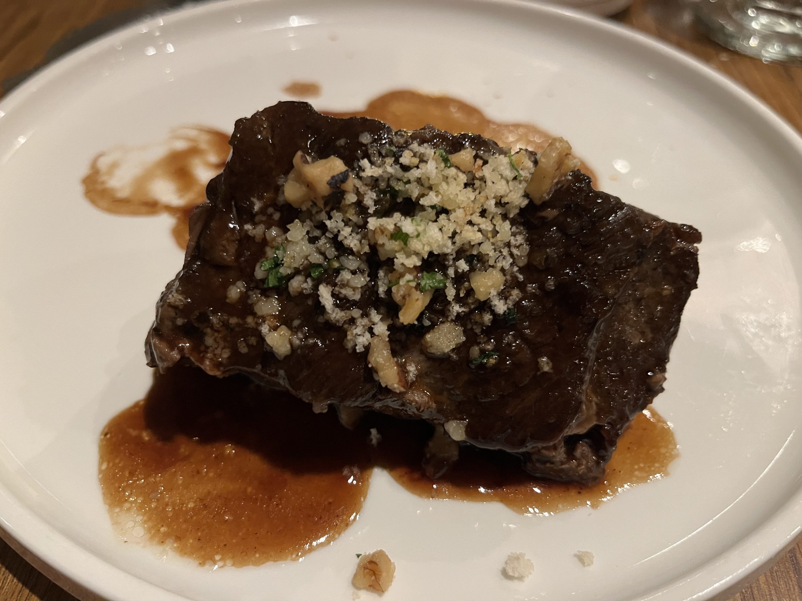 Short Ribs from Cucina del Capitano on Carnival's Mardi Gras