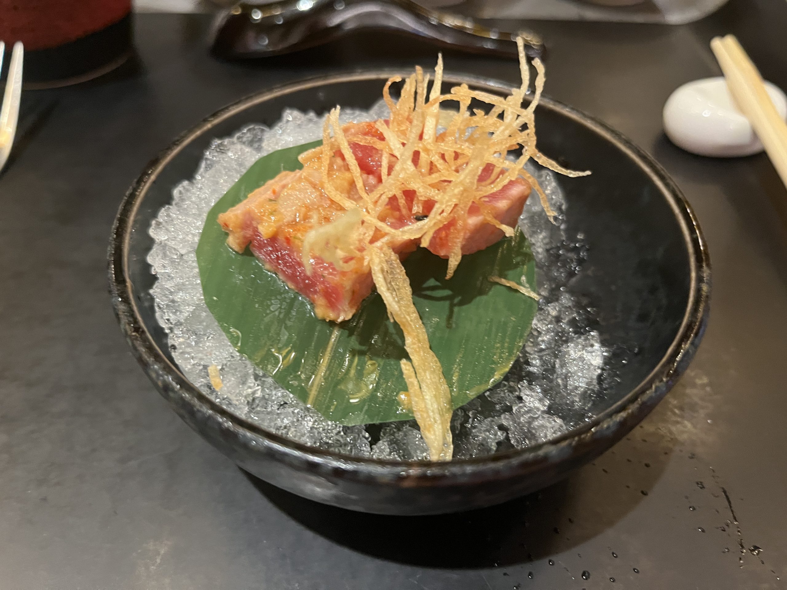 Spicy Tuna on the Rocks from Bonsai Teppanyaki