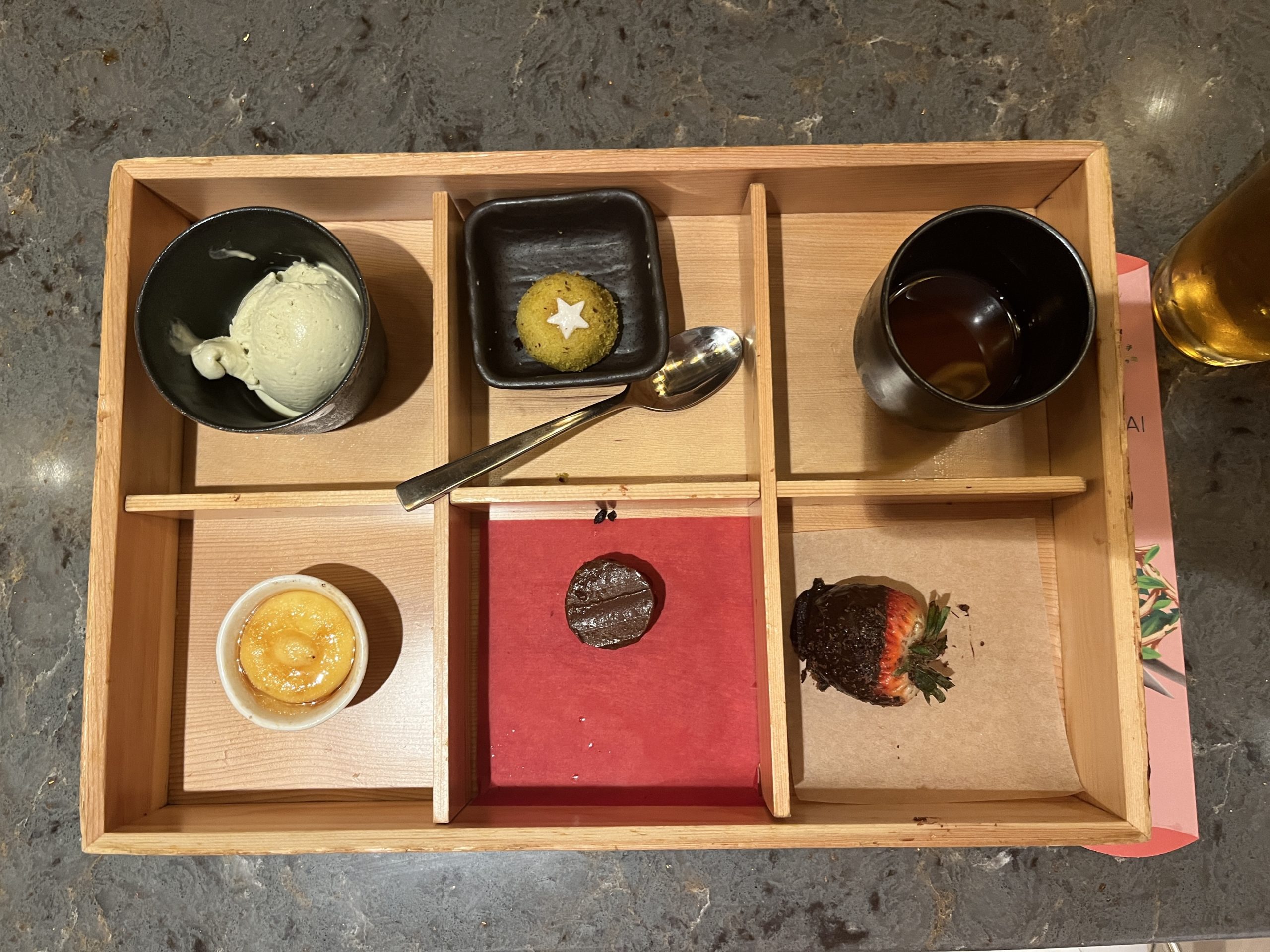 Dessert bento box from Bonsai Teppanyaki