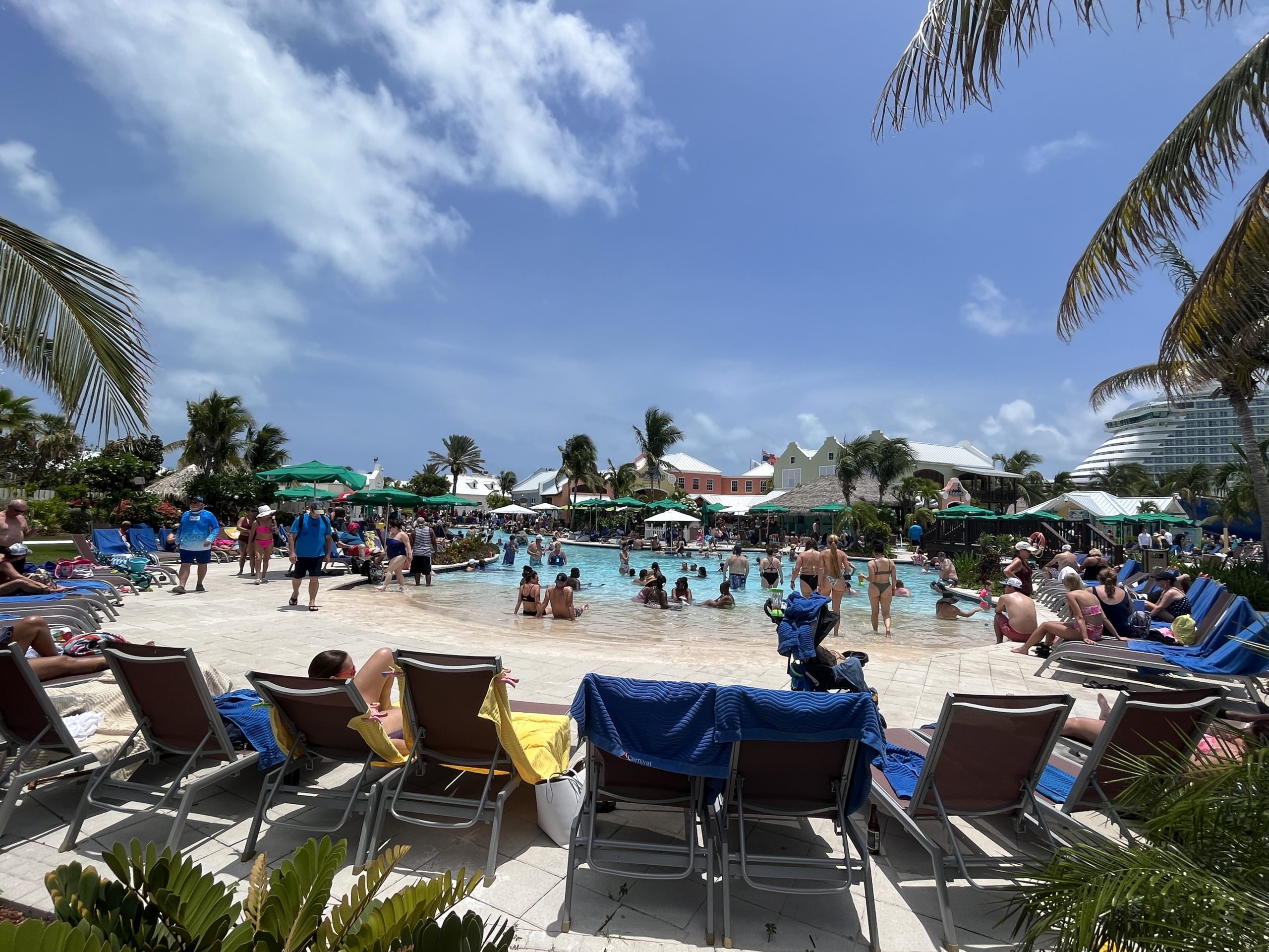 The pool area at Margaritaville in Grand Turk