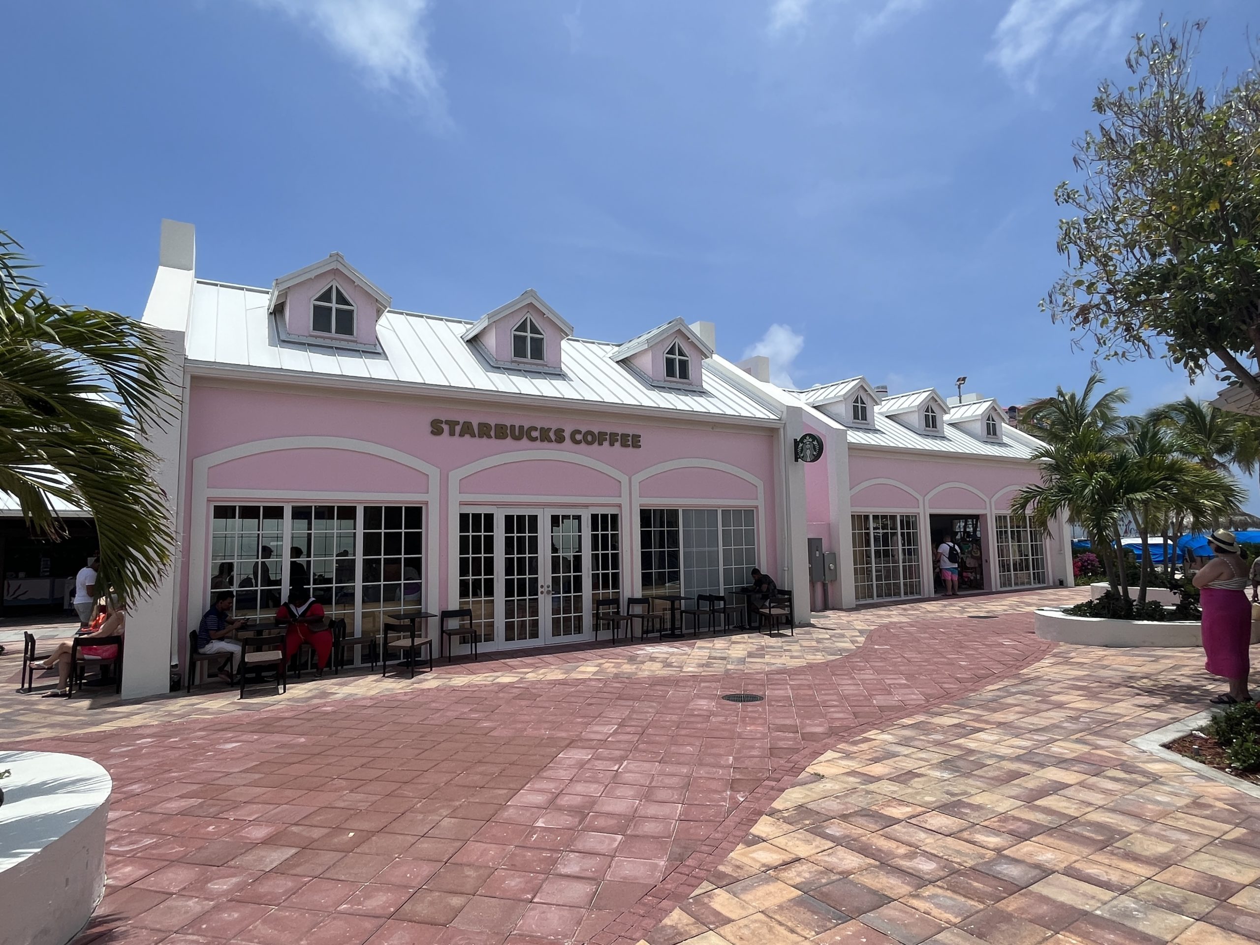 Shops around the Grand Turk cruise terminal