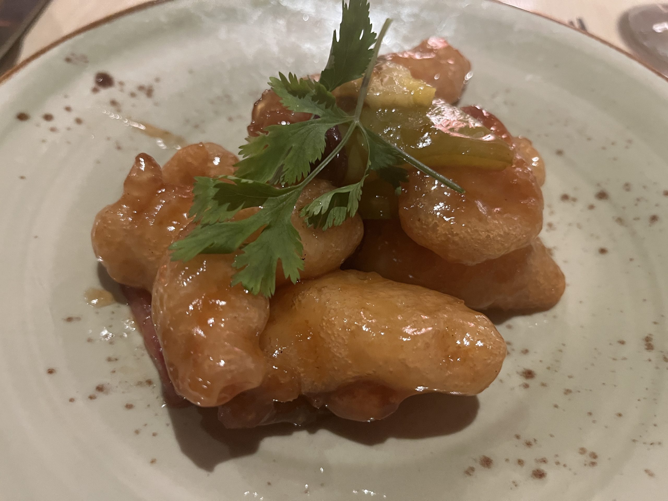 Sweet & Sour Shrimp from Chebang! on Mardi Gras